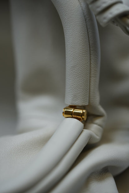 Bottega Veneta Beige Mini Pouch Clutch