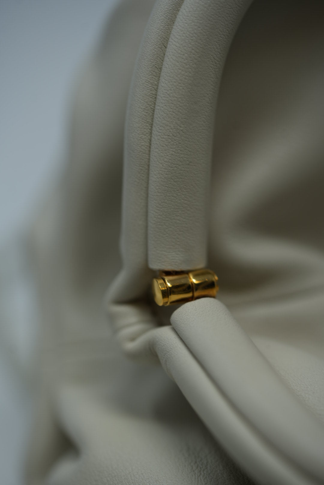 Bottega Veneta Beige Mini Pouch Clutch