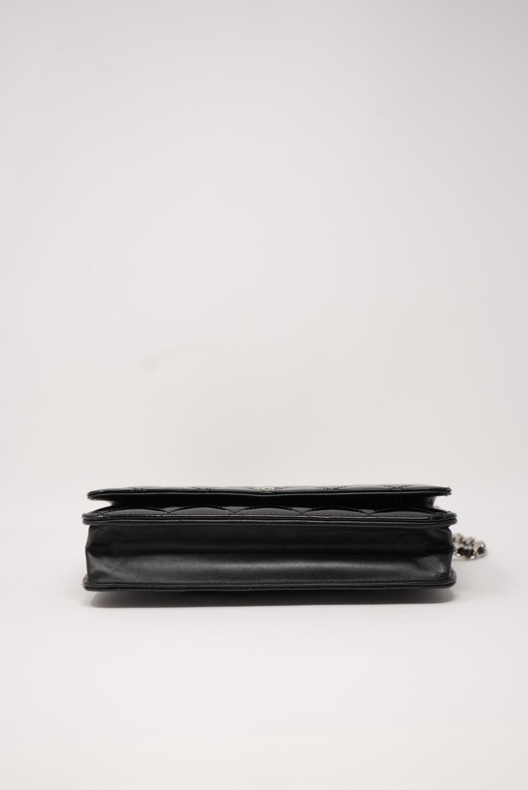 Pre-Owned CHANEL Patent WALLET On CHAIN