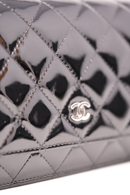 Pre-Owned CHANEL Patent WALLET On CHAIN