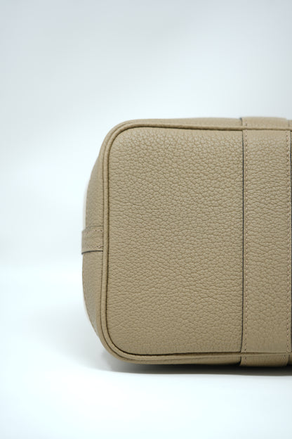 Hermes 2023 Canvas Garden Party 30 Handbag Beton/Beige Marfa