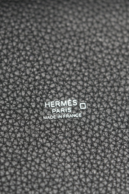 Hermes Picotin Touch 18 TC Leather Black
