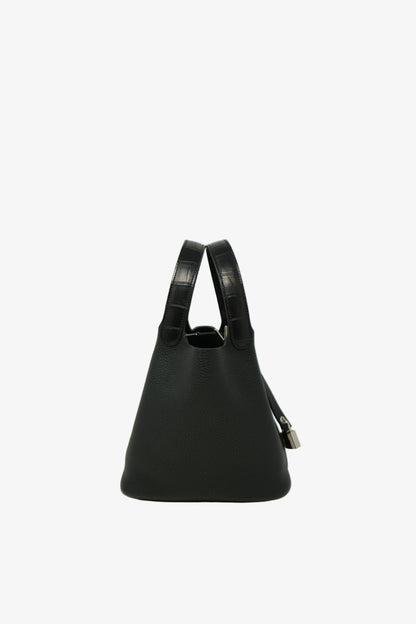 Hermes Picotin Touch 18 TC Leather Black