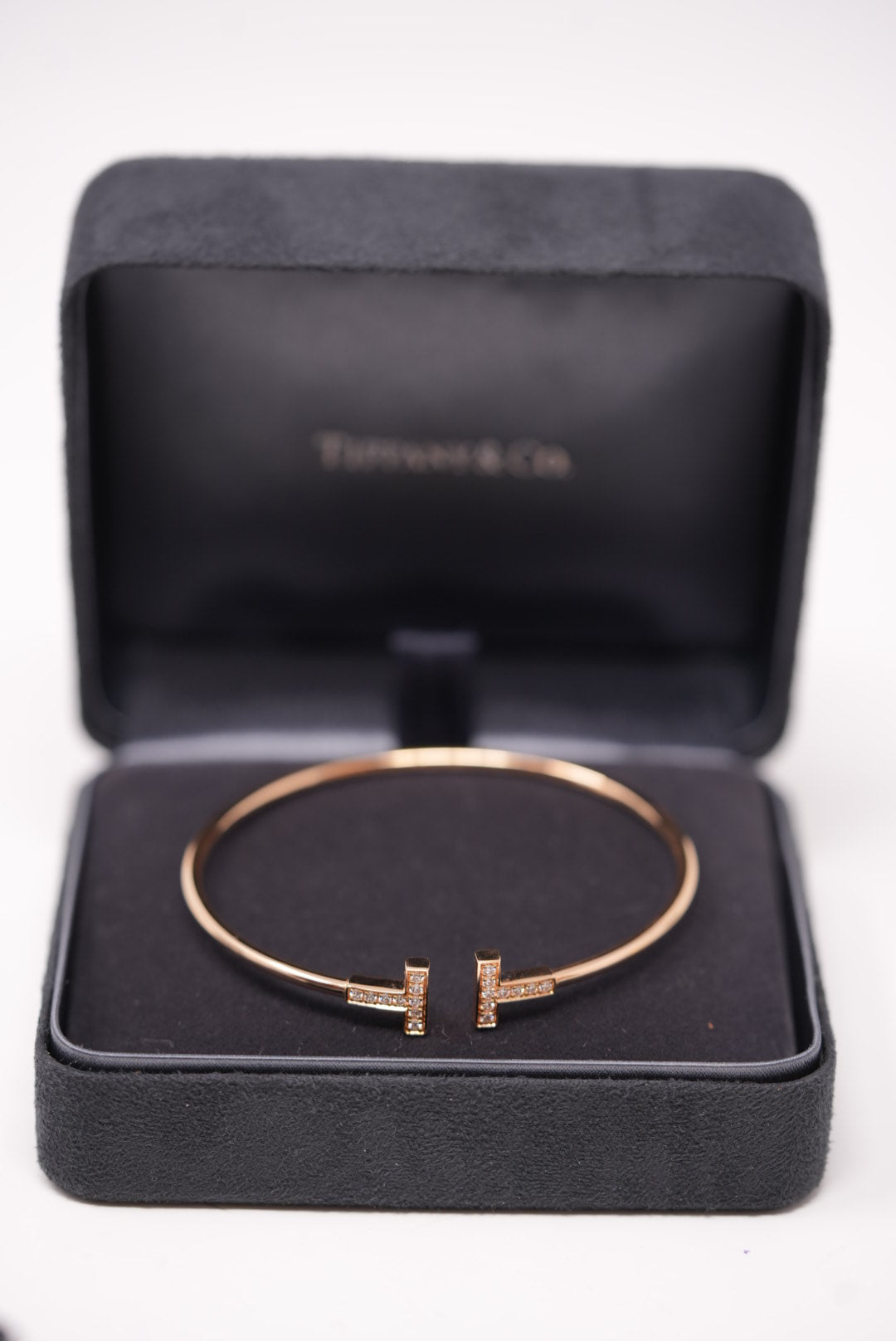 Tiffany T Diamond Wire Bracelet