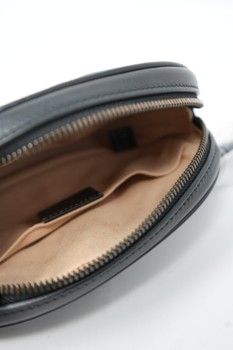 Gucci Black GG Marmont Belt Bag
