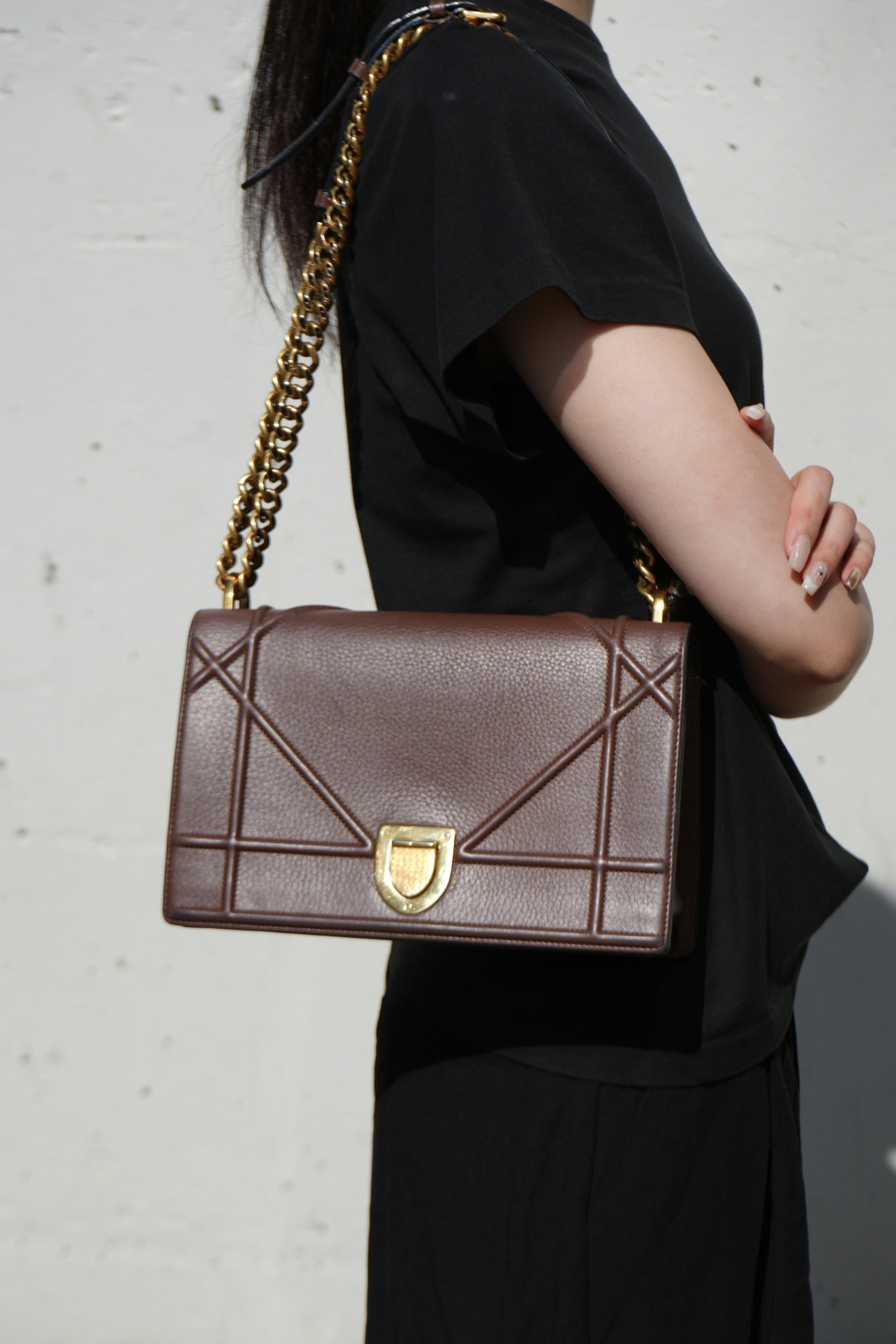 Dior Medium Calfskin Diorama Flap Bag