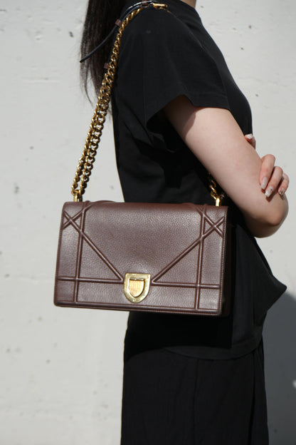 Dior Medium Calfskin Diorama Flap Bag