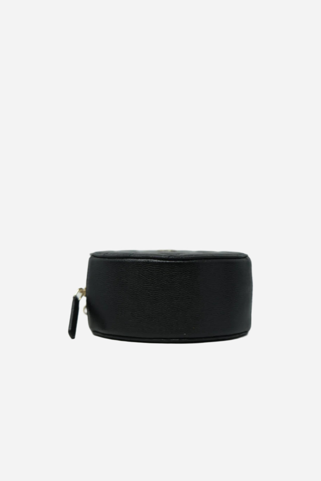 Pre-Owned Chanel Caviar Round Clutch w/Chain