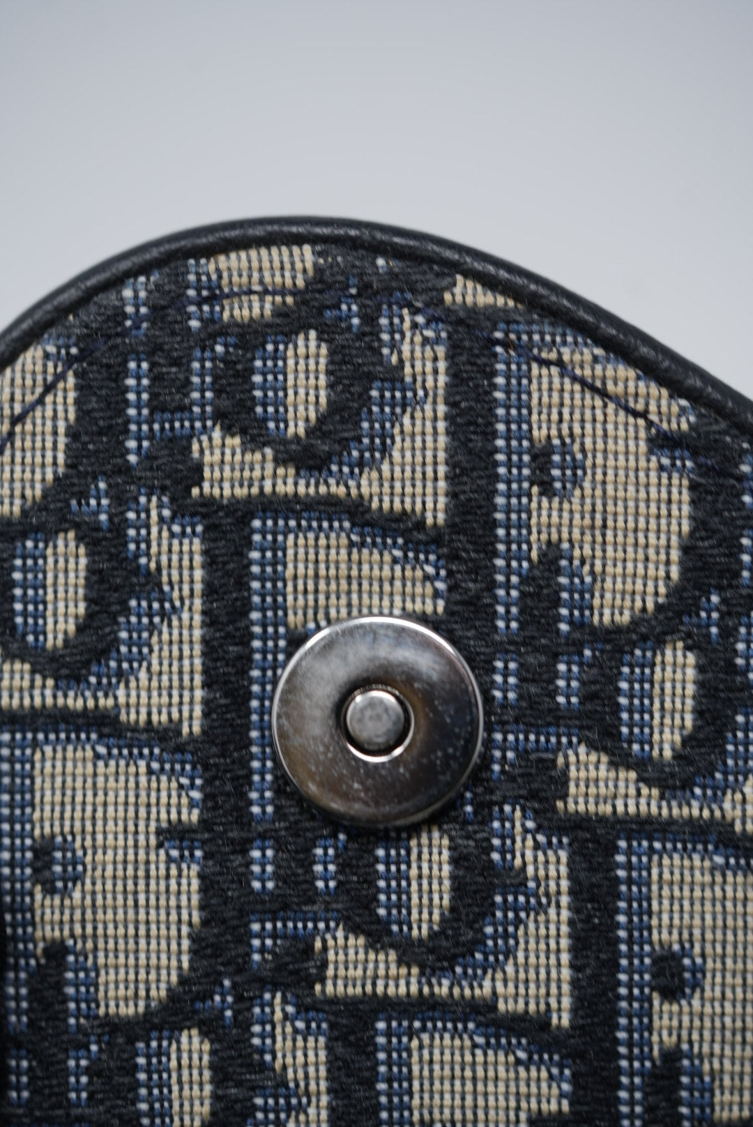 Dior 2020 Blue Oblique Saddle Belt Bag