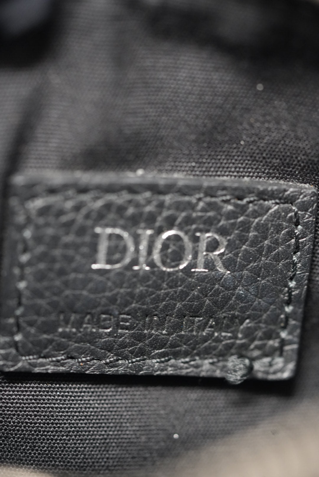 Dior 2020 Blue Oblique Saddle Belt Bag