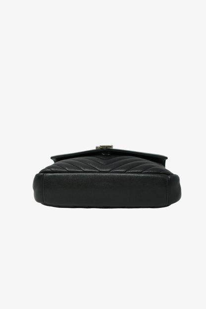Saint Laurent Quilted COLLEGE MEDIUM Handbag Black