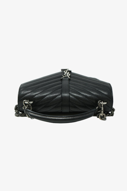 Saint Laurent Quilted COLLEGE MEDIUM Handbag Black