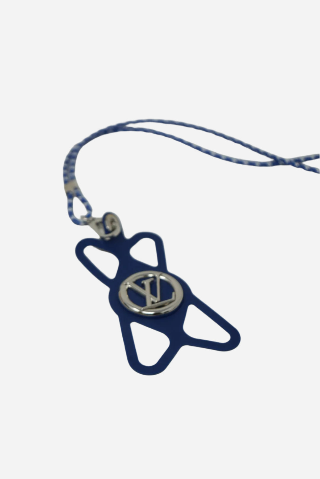 LOUIS VUITTON Monogram Silicone Louise Phone Holder Blue