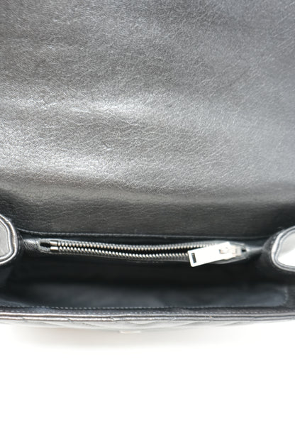 Saint Laurent Quilted COLLEGE MEDIUM Handbag Black