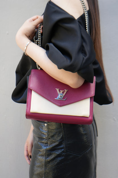 Louis Vuitton Soft Calfskin Mylockme Chain Bag