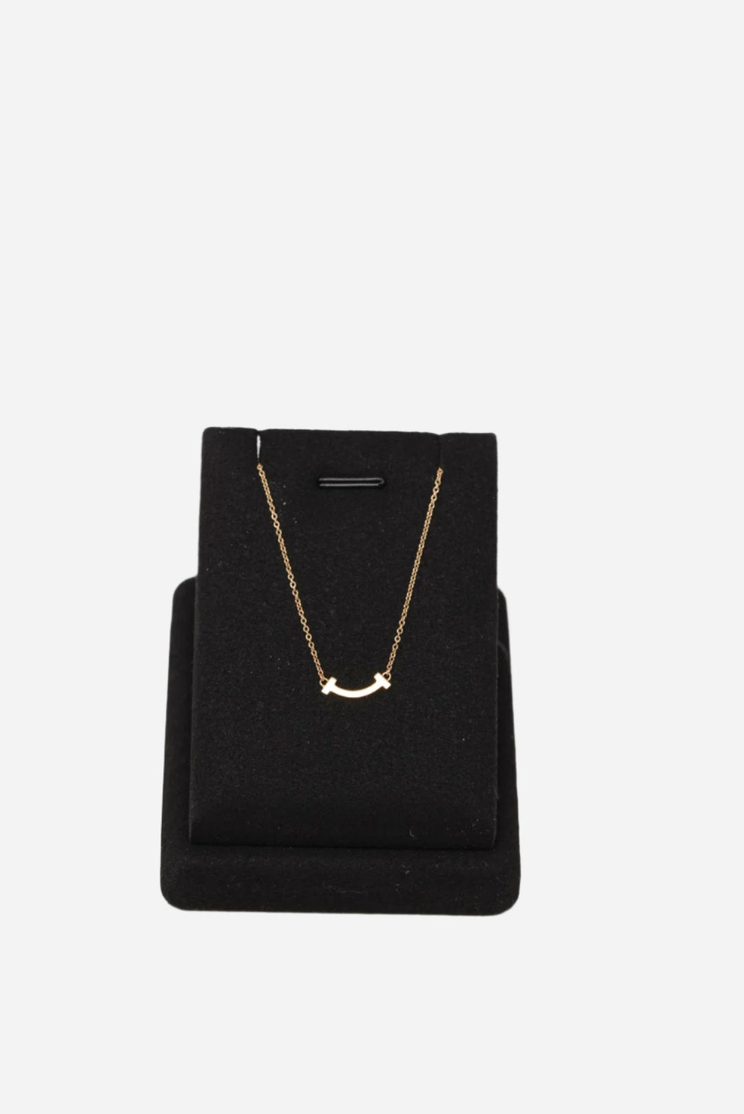 Tiffany Mini T Smile Pendant 18K