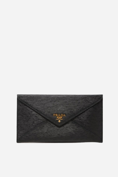 Prada Saffiano Long Wallet Black
