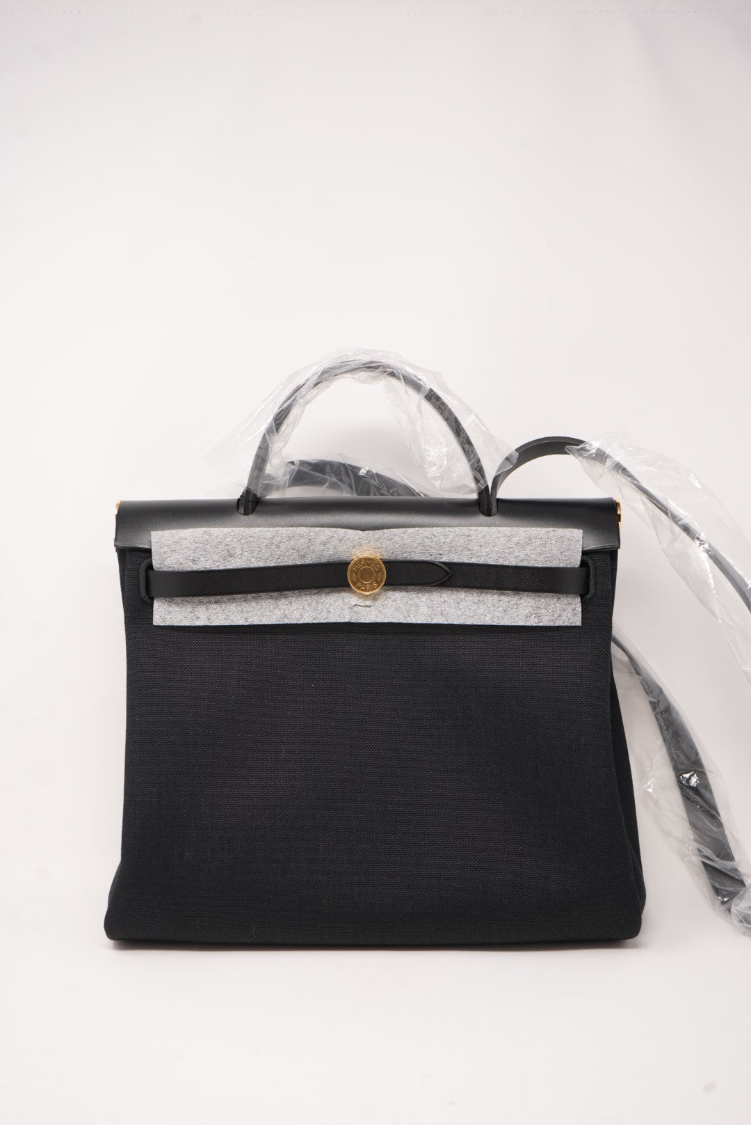 Hermes Herbag 31 Canvas Black New 2021