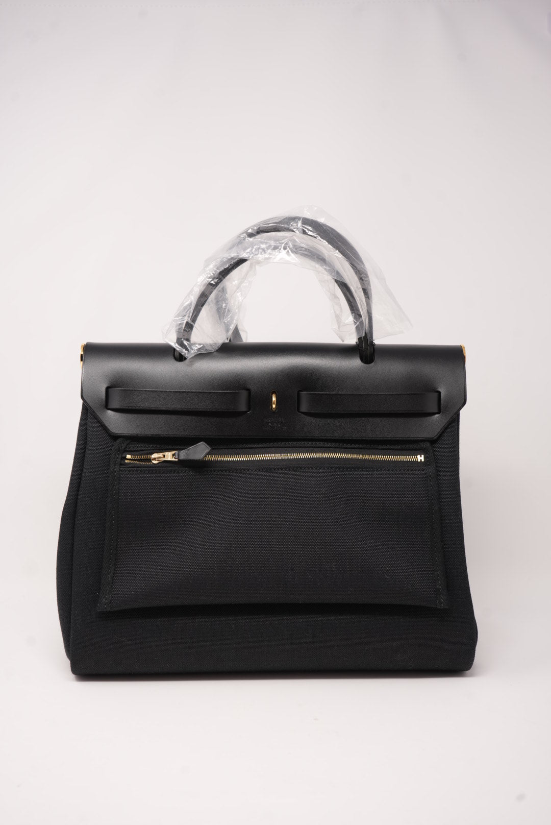 Hermes Herbag 31 Canvas Black New 2021