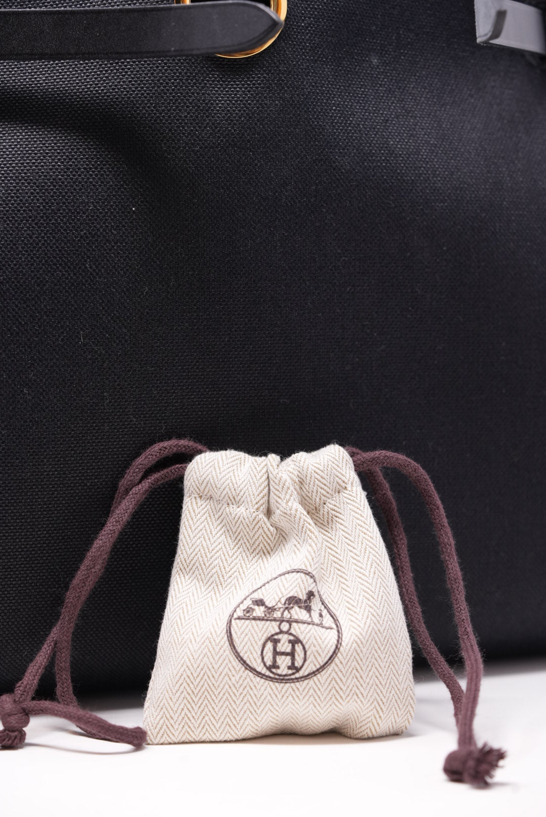 Hermes Herbag 31 Canvas Black New 2021