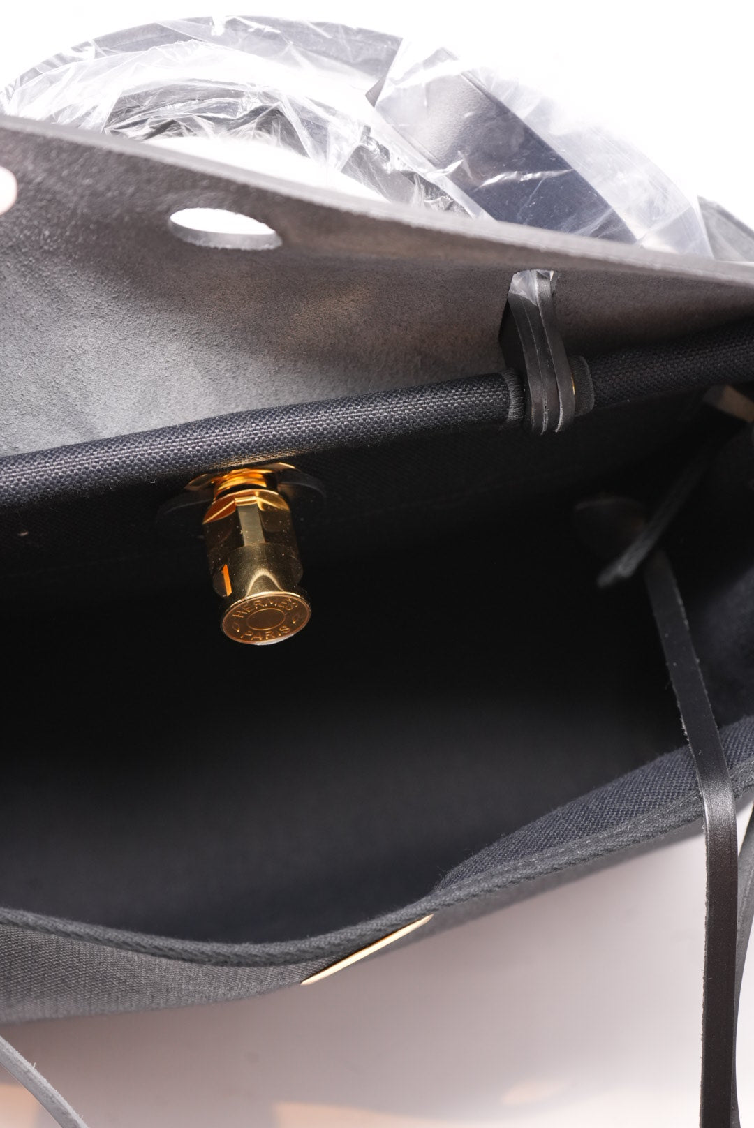 Hermes Herbag 31 Canvas Black New 2021