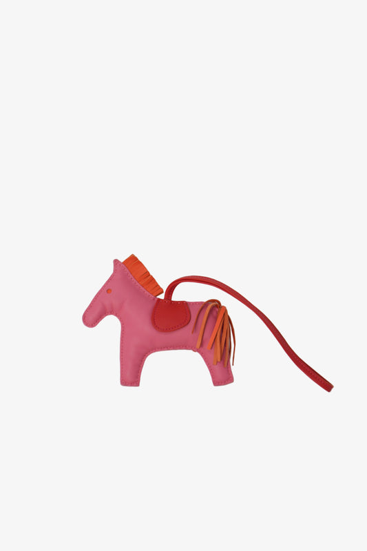 Hermes Leather Pink Rodeo MM