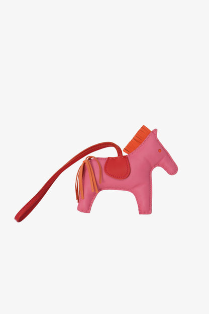 Hermes Leather Pink Rodeo MM