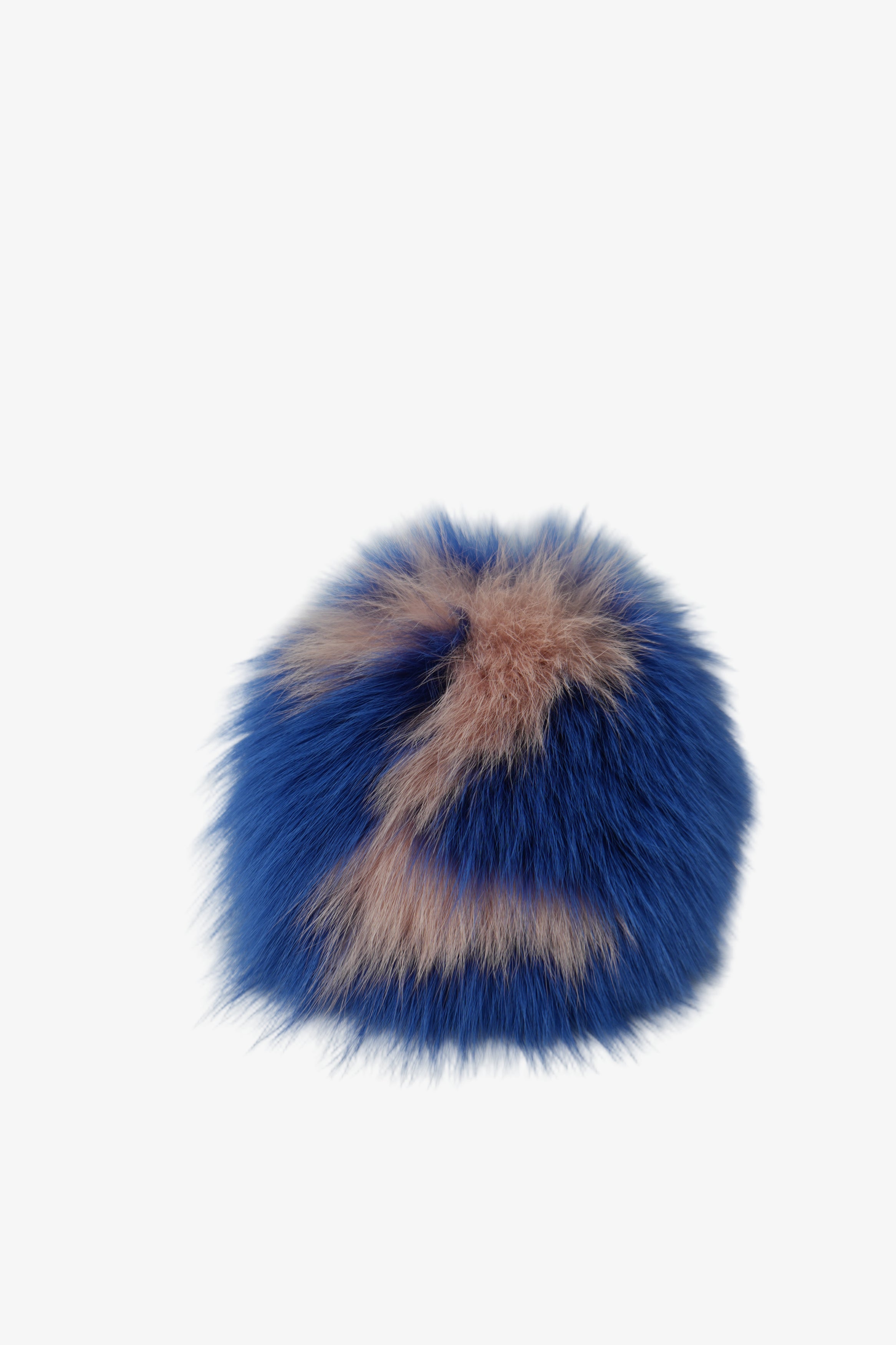 Fendi Fox Fur Charm Blue/Pink