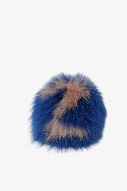Fendi Fox Fur Charm Blue/Pink