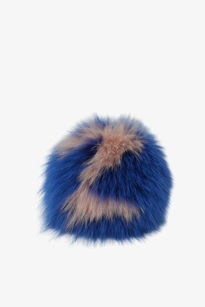 Fendi Fox Fur Charm Blue/Pink