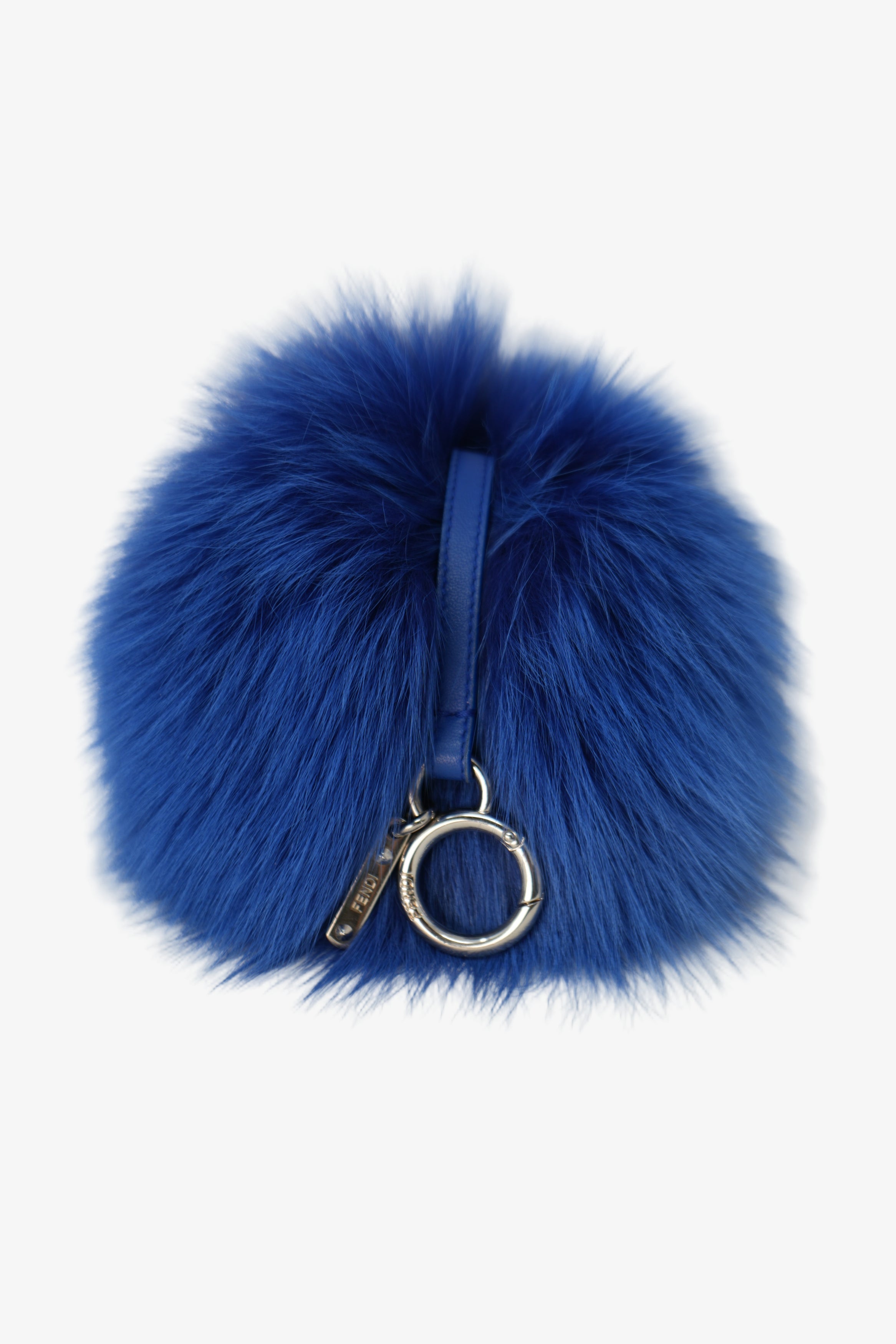 Fendi Fox Fur Charm Blue/Pink