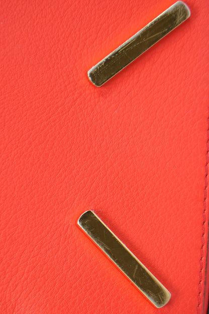 Loewe Calfskin Medium Puzzle Bag Red