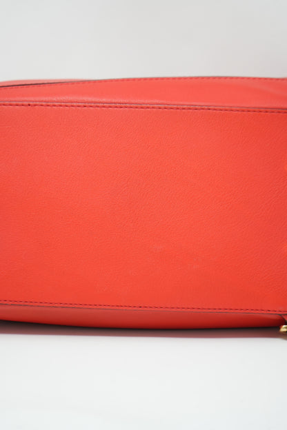 Loewe Calfskin Medium Puzzle Bag Red