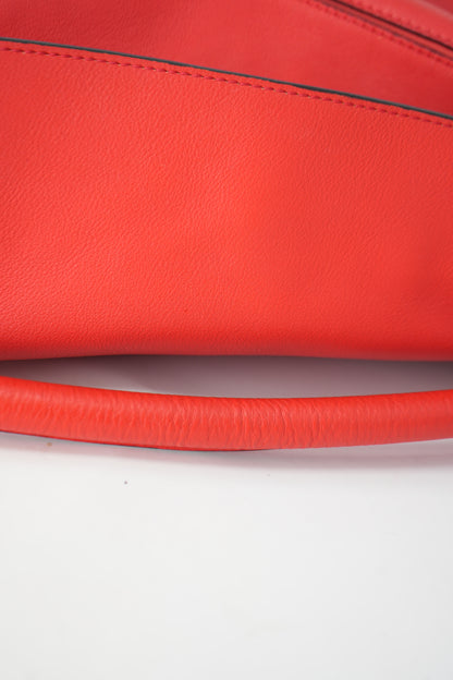 Loewe Calfskin Medium Puzzle Bag Red