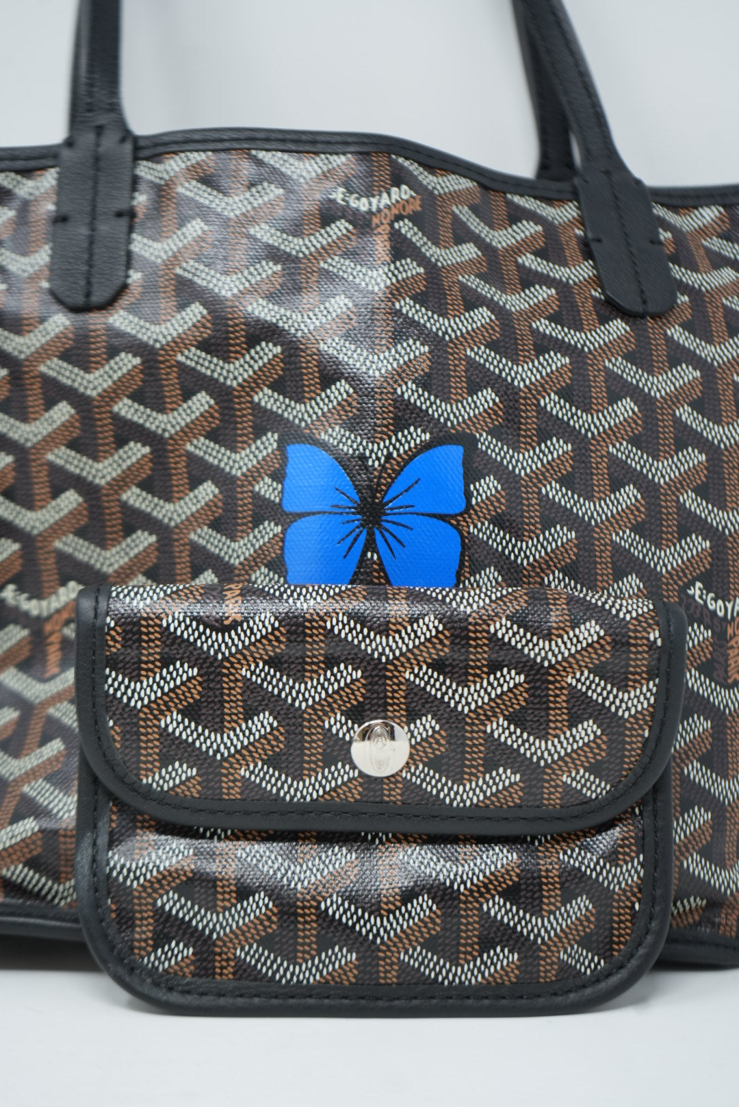 Goyard Goyardine Reversible Mini Anjou Black