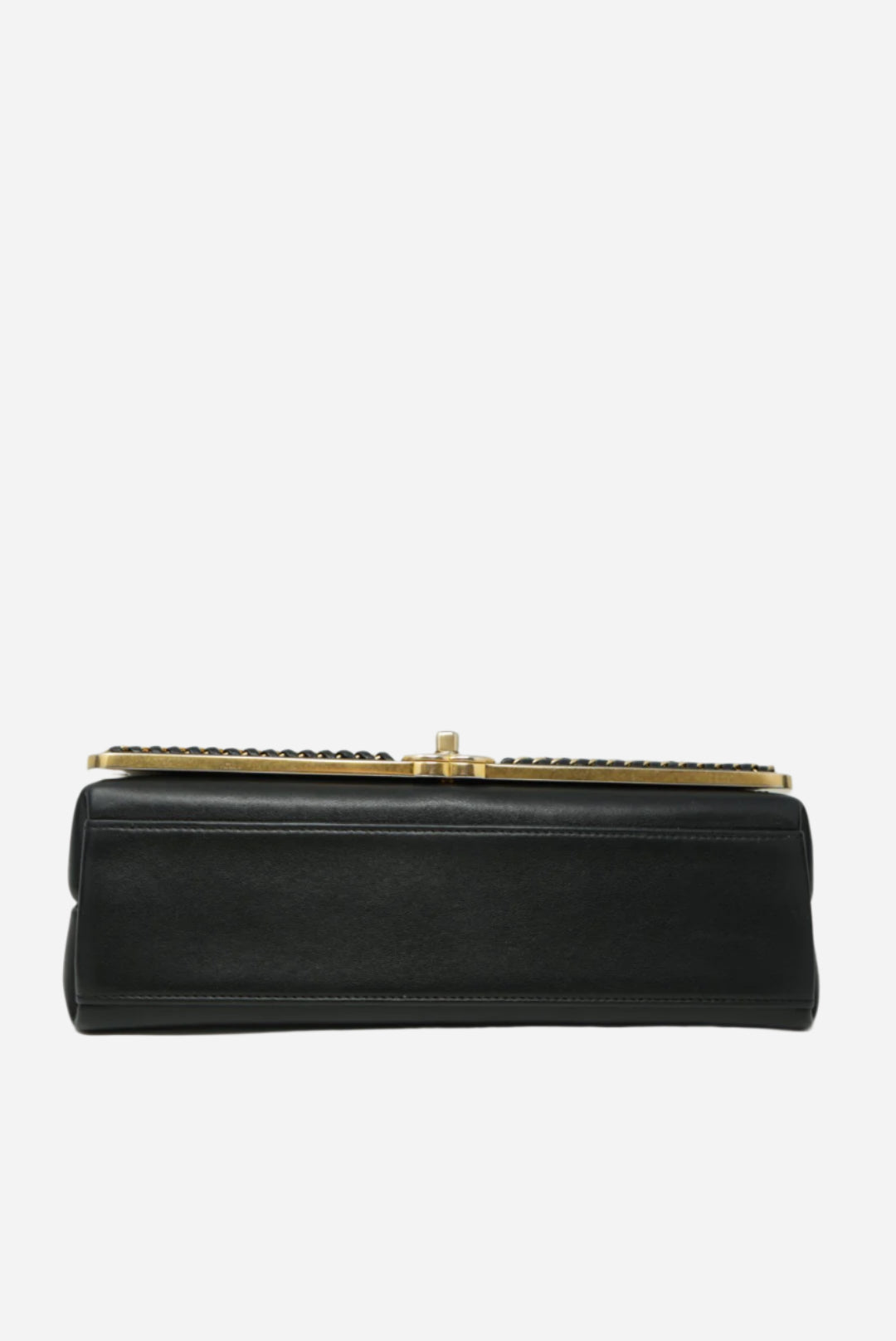 Pre-Owned Chanel Chevron Top Handle Lambskin
