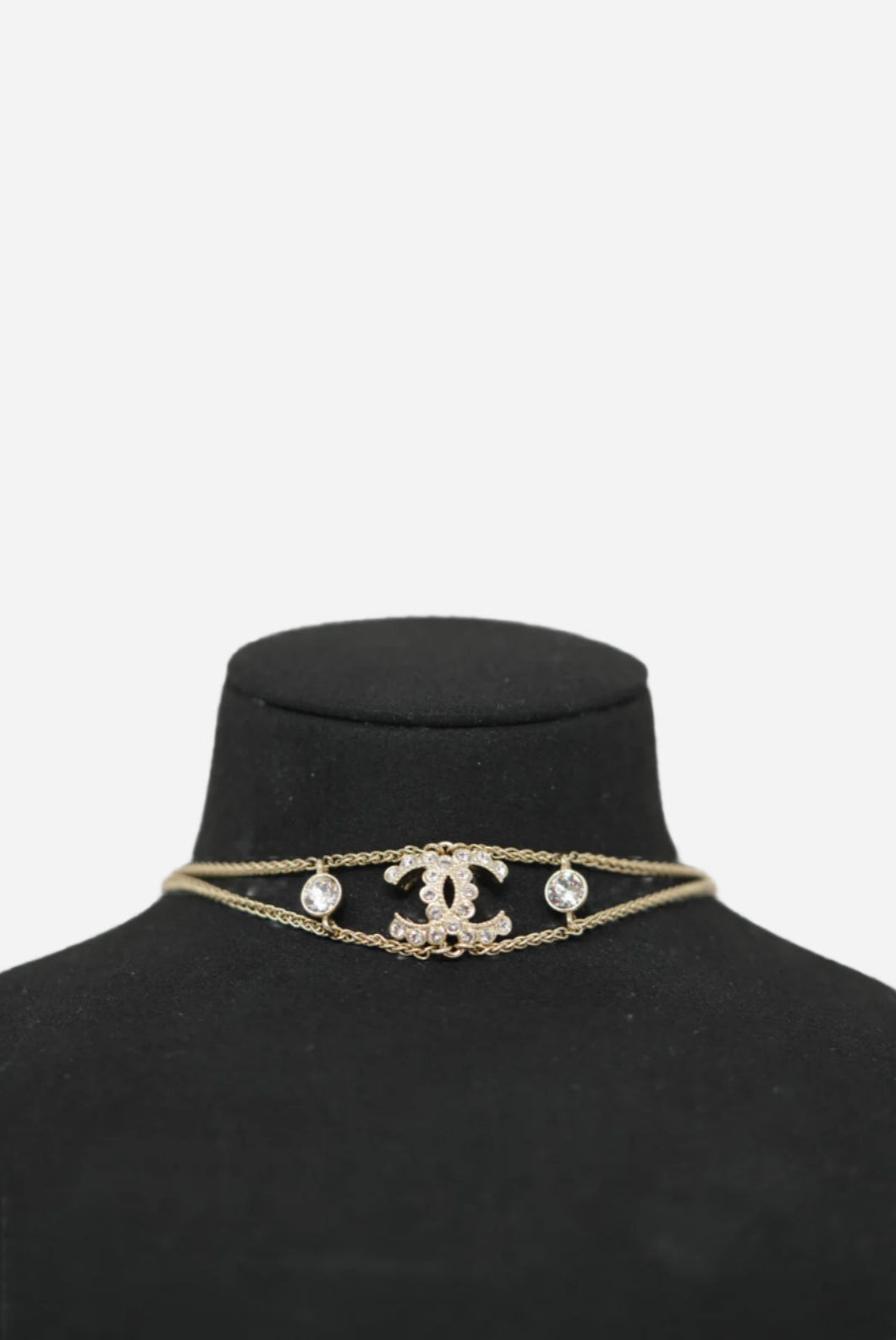 Pre-Owned Chanel Double Chain Choker 2020