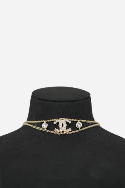 Pre-Owned Chanel Double Chain Choker 2020