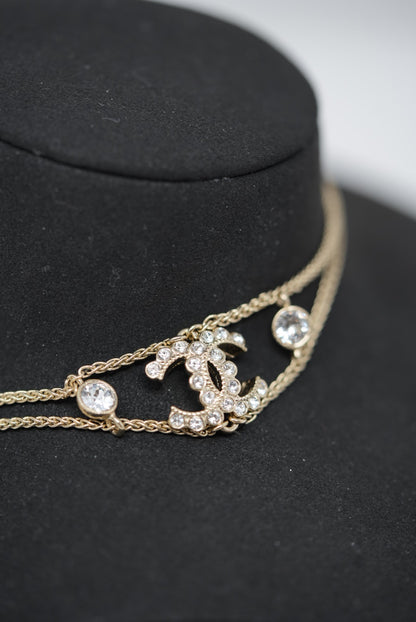 Pre-Owned Chanel Double Chain Choker 2020