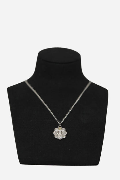 Pre-Owned Chanel CC Rhinestone Necklace 2014-2015