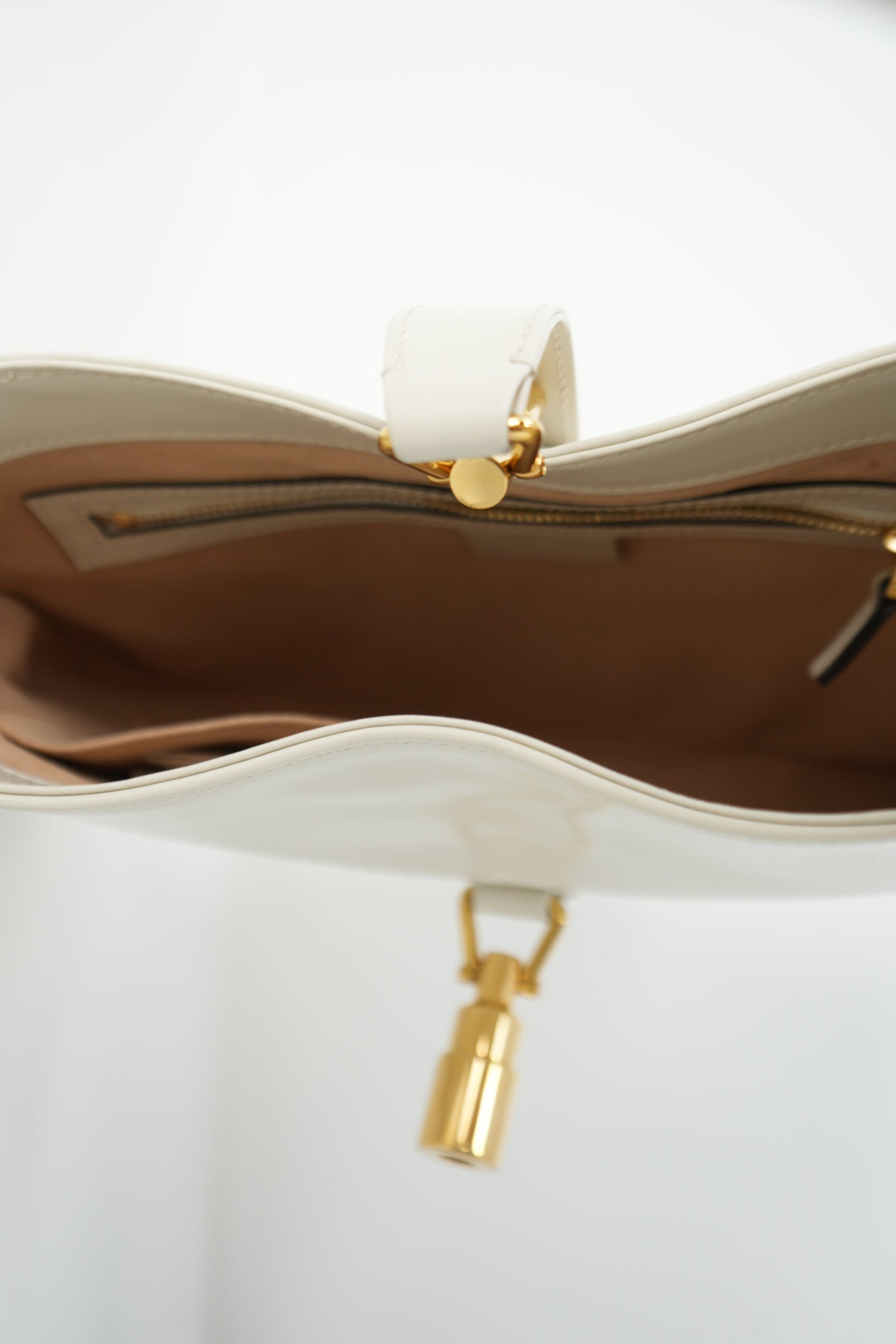Gucci Jackie 1961 White Small Leather Shoulder Bag