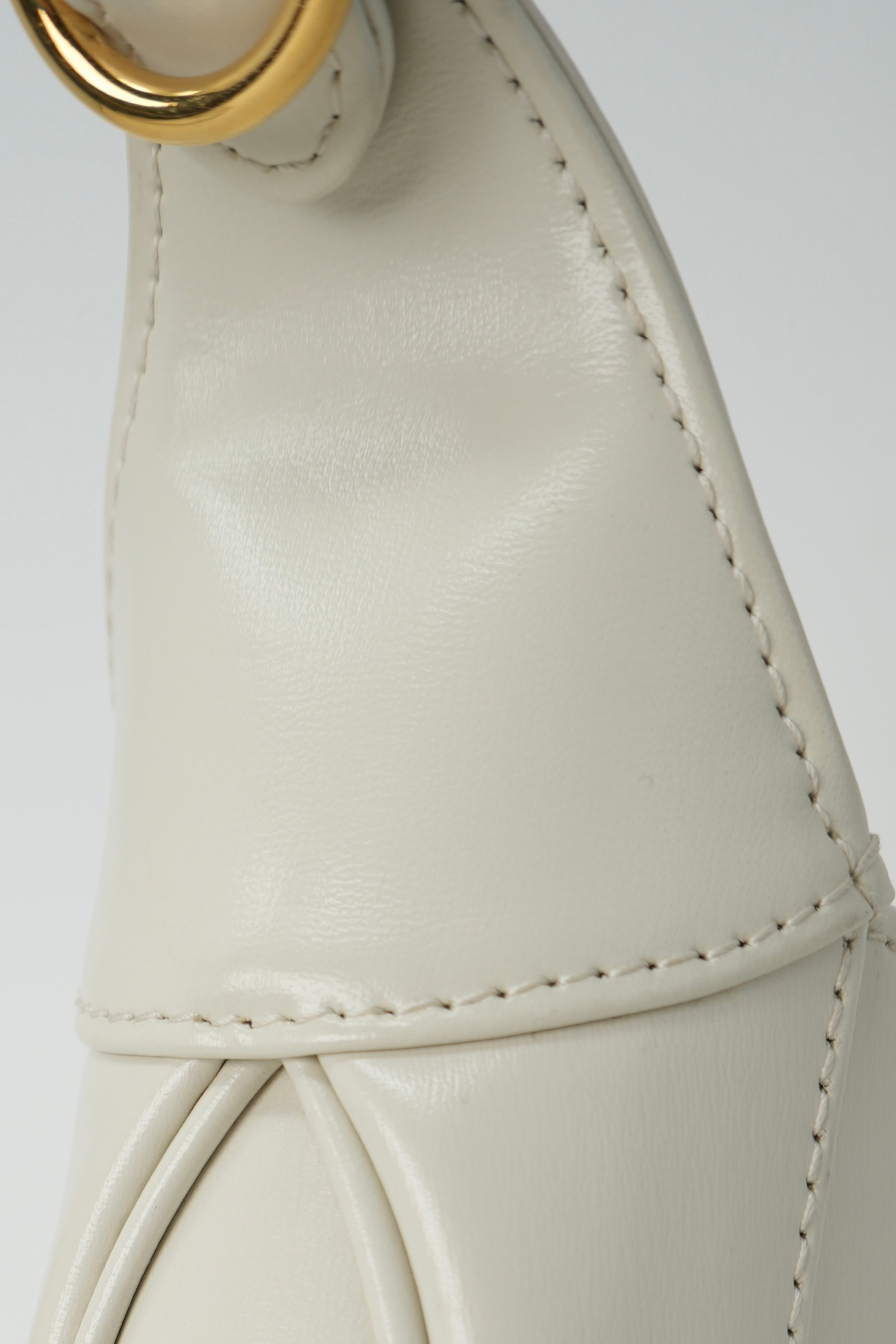 Gucci Jackie 1961 White Small Leather Shoulder Bag