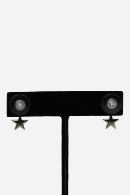 Pre-Owned Chanel CC Logo Star Rhinestone Earrings 2020