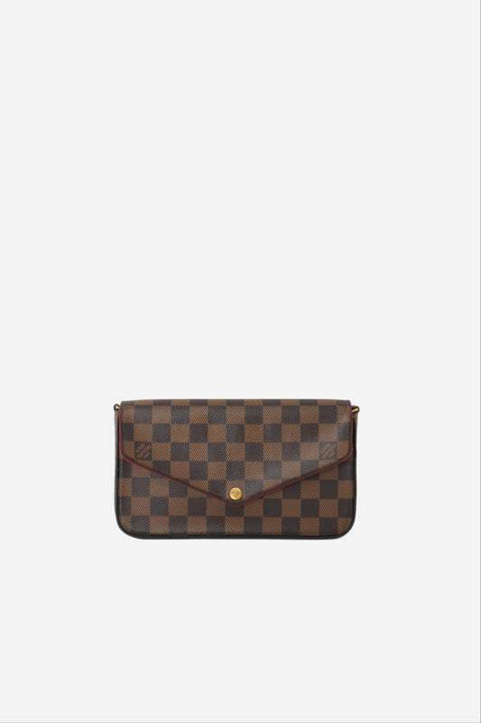 Louis Vuitton 2018 Félicie Pochette Damier Ebene