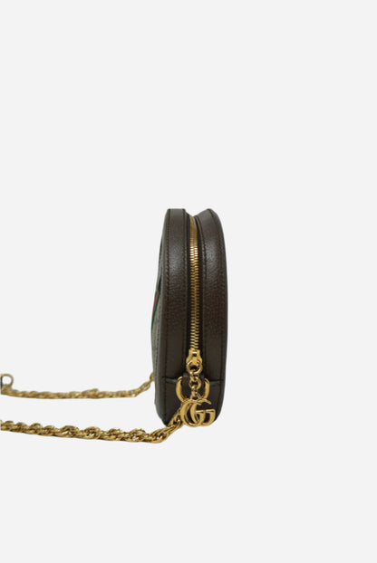 GUCCi OPHIDIA MINI ROUND Bag