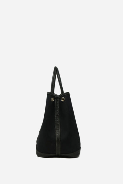 Hermes Garden Party 30 Canvas Black