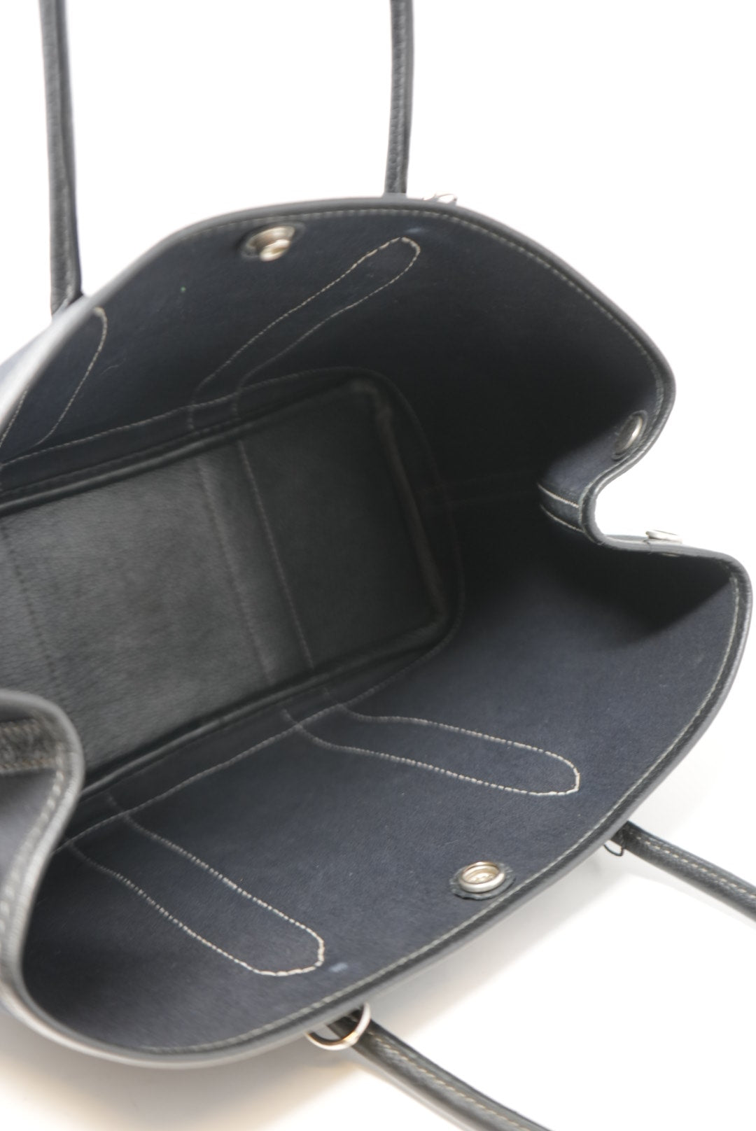 Hermes Garden Party 30 Canvas Black