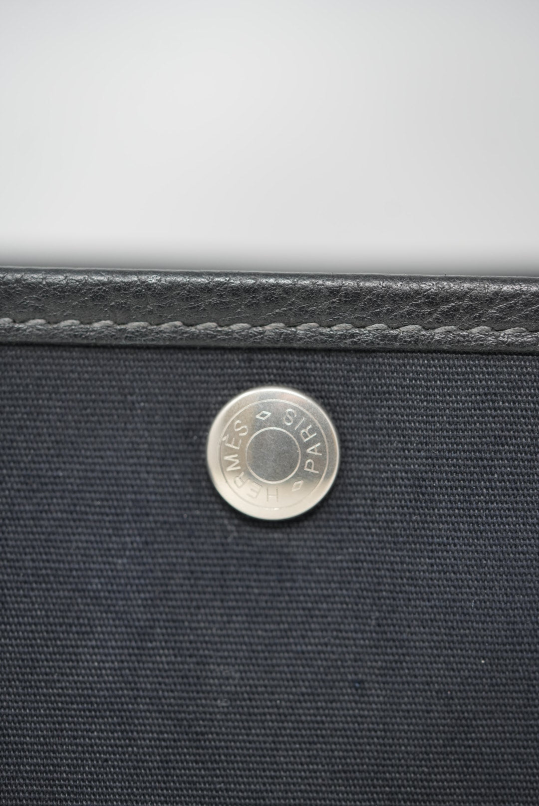 Hermes Garden Party 30 Canvas Black