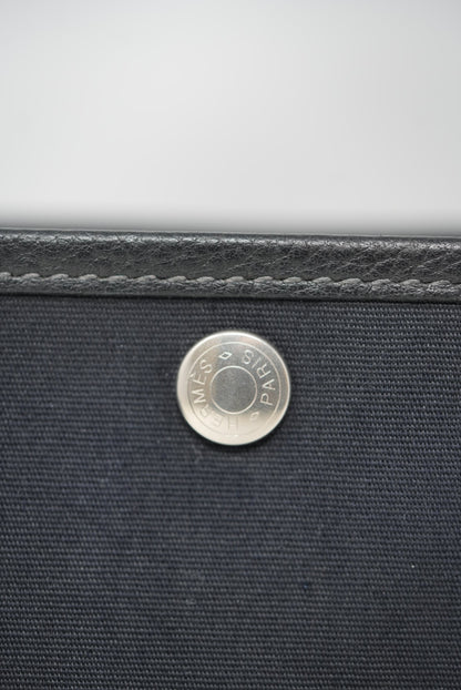 Hermes Garden Party 30 Canvas Black