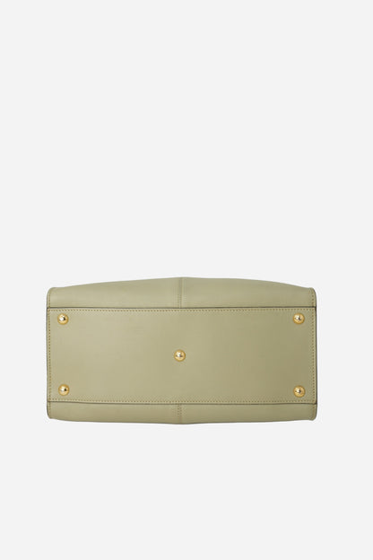 Fendi Vitello Seta Medium Peekaboo X-Lite Mandorlo